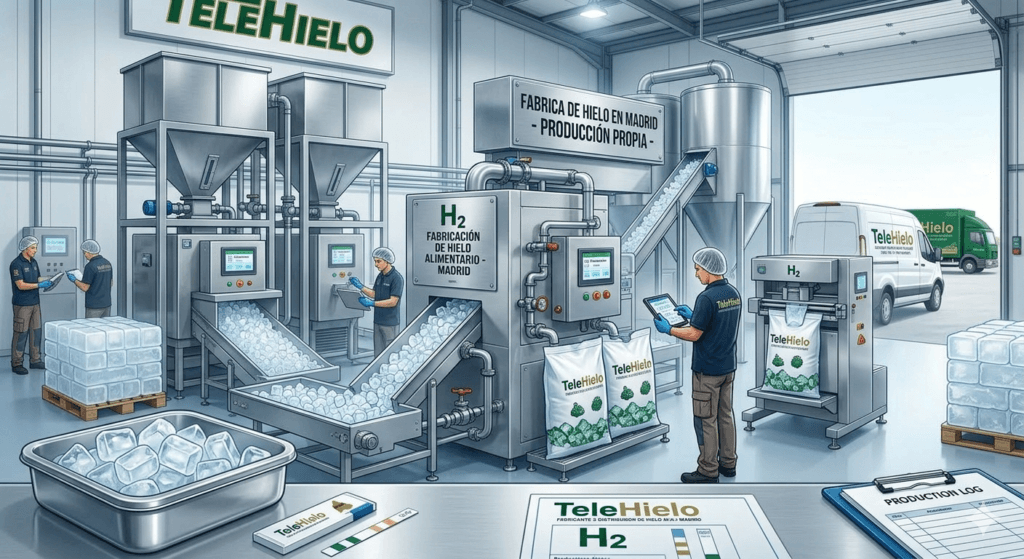fabricación de hielo alimentario Madrid