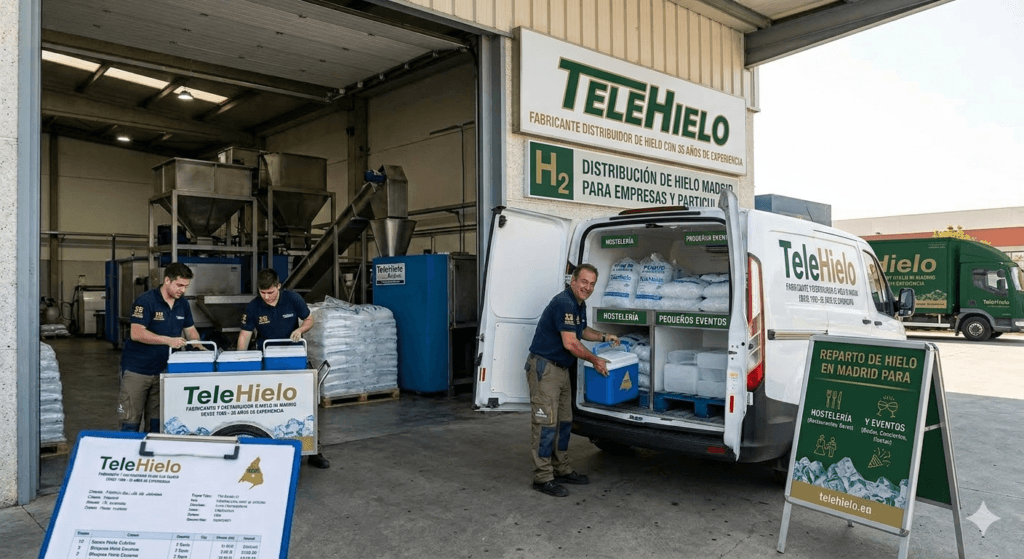 hielo para bares restaurantes Madrid